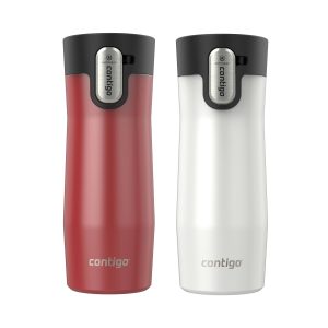 Contigo&reg; West Loop 3.0 Stainless Steel Travel Mug with AUTOSEAL&reg; Lid, 16oz, 2-Pack
